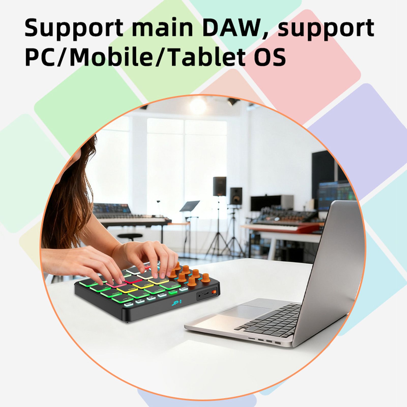 وحدة تحكم MIDI لوحة مفاتيح MID - مراجعة Midi Controller Pad وسعره