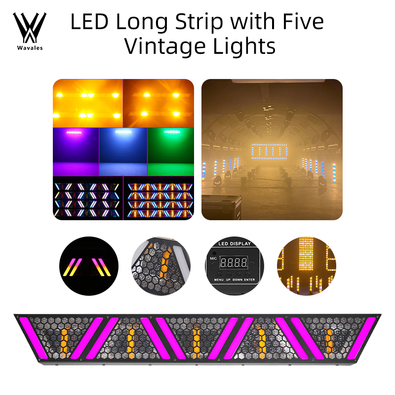 5X60W Stage Retro Lights DMX51 - مراجعة Audio Music Dj وسعره